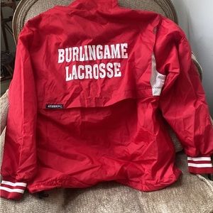 Mens windbreaker Burlingame Highschool